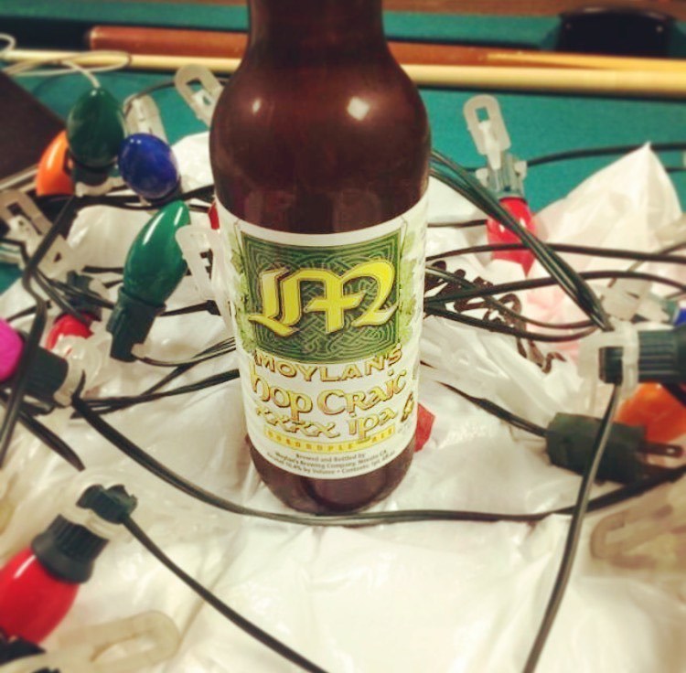 Moylan’s Hop Craic Quad IPA definitely helps with the holiday chores this time …