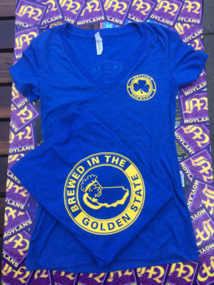 Ladies Blue V-Neck Shirt
